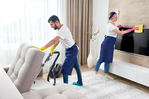 Reliable cleaners in Paraparaumu cleaning a modern home